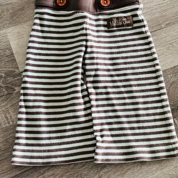 Matilda Jane Field Trip Brown Stripe Straightees 9-12 months EUC (2010) PIMA - Picture 1 of 4